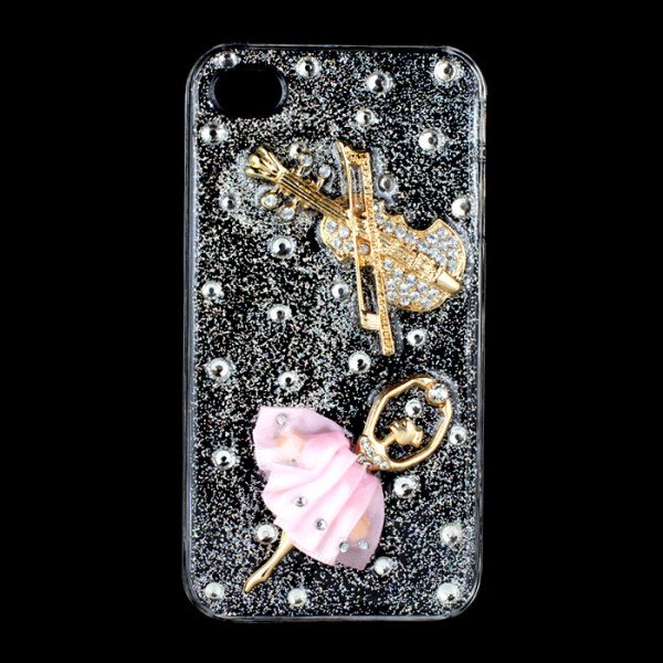 Wholesale iPhone 4 4S Clear Crystal Diamond Case Doll